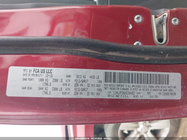 Jeep Patriot Latitude Fwd