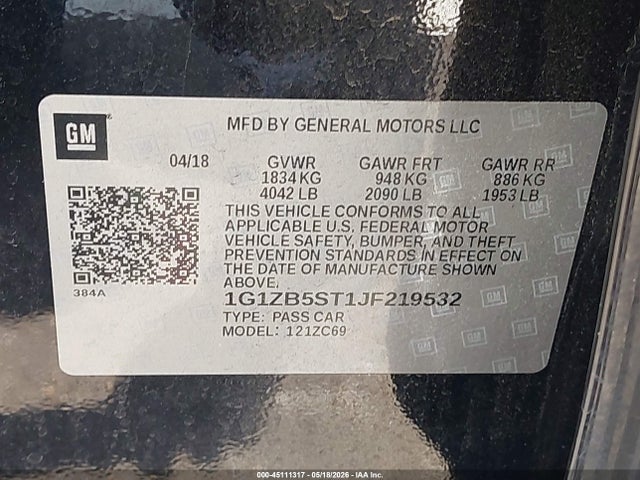 Chevrolet Malibu 1ls