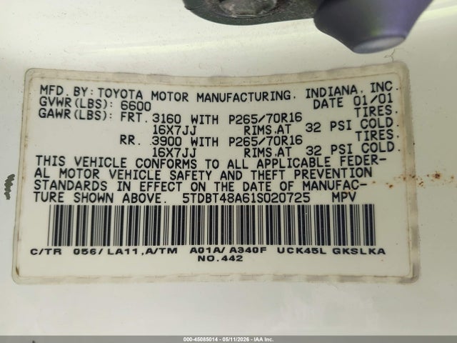 Toyota Sequoia Limited V8