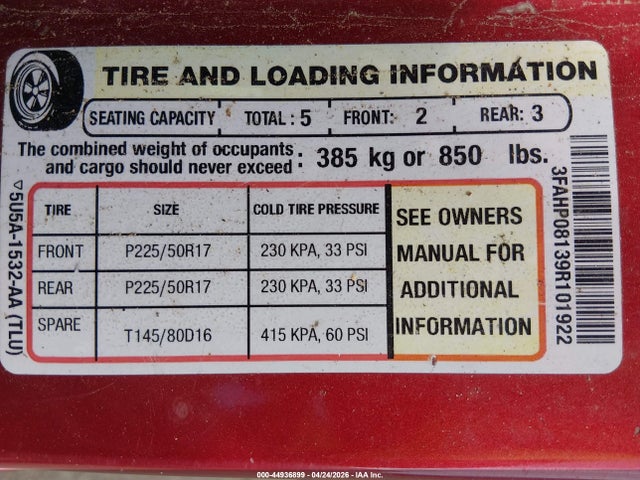 Ford Fusion Sel
