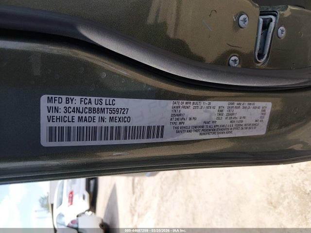 Jeep Compass Latitude Fwd