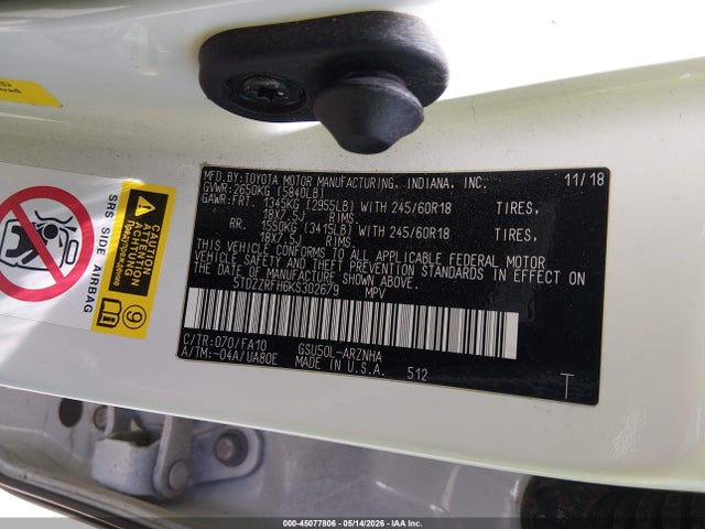 Toyota Highlander Le Plus