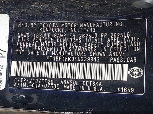 Toyota Camry Se