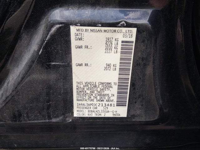 Nissan Altima 2.5 Sr
