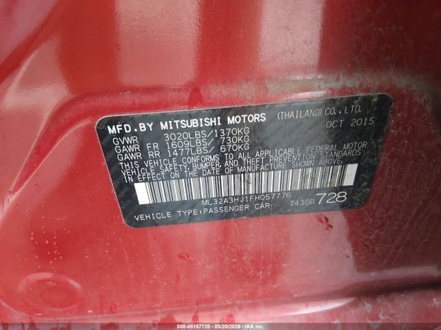 Mitsubishi Mirage De