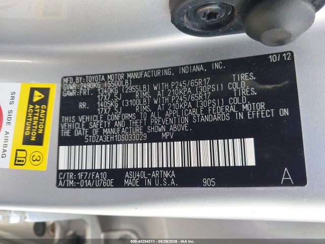 Toyota Highlander Base Plus