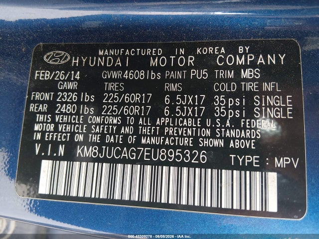 Hyundai TUCSON Se