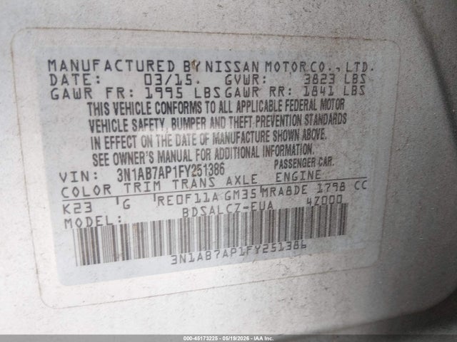 Nissan Sentra S