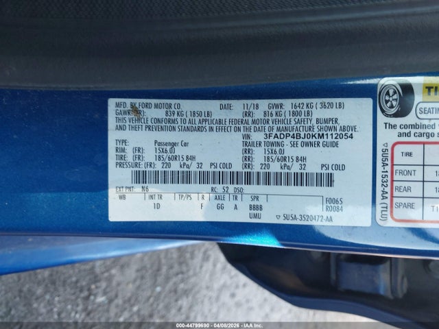 Ford Fiesta Se