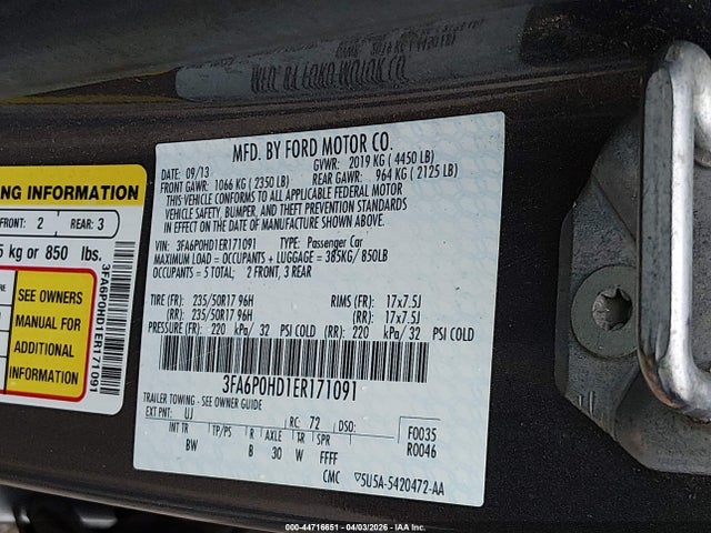 Ford Fusion Se