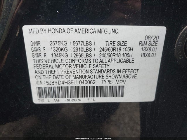 Acura MDX Standard