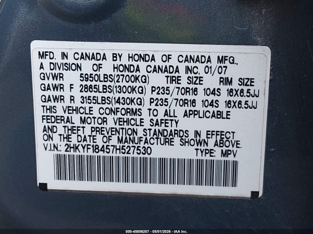 Honda Pilot Ex
