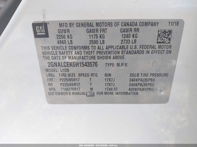 Chevrolet Equinox Lt