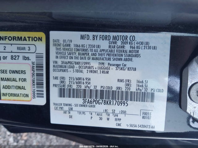 Ford Fusion S