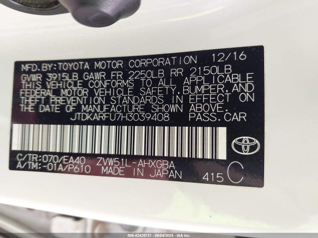 Toyota Prius Four