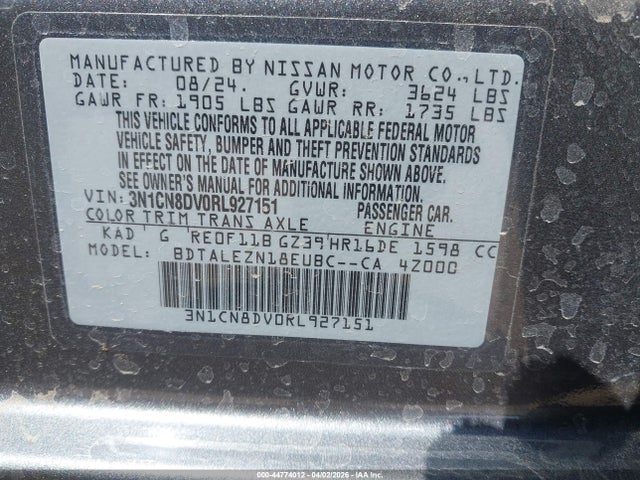 Nissan Versa 1.6 S