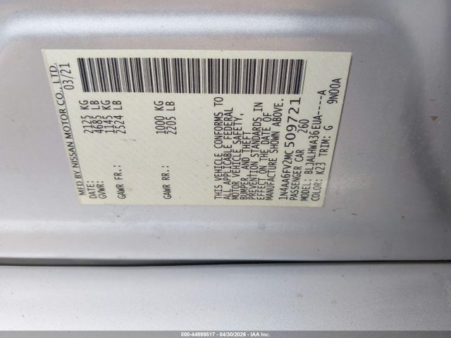Nissan Maxima Platinum Xtronic Cvt