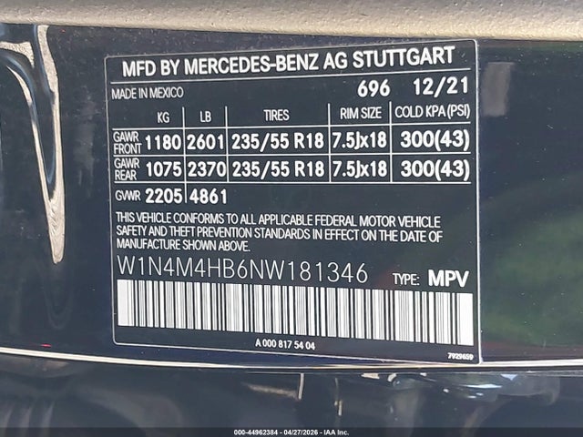 Mercedes-Benz GLB 4matic