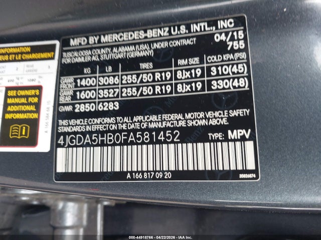 Mercedes-Benz M-Class 4matic