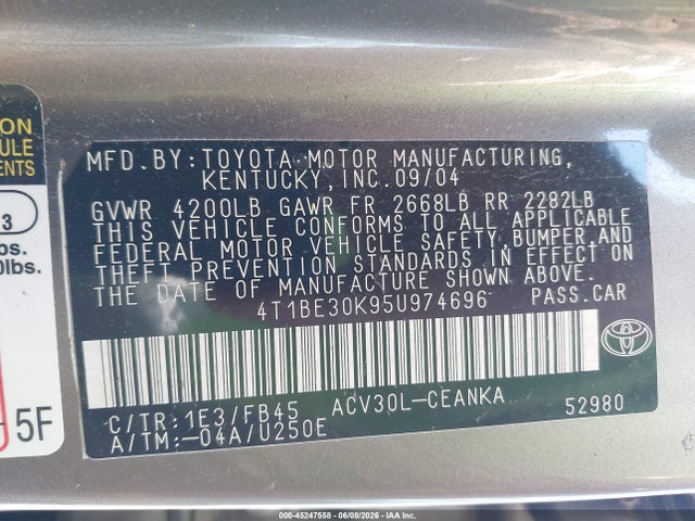 Toyota Camry Le