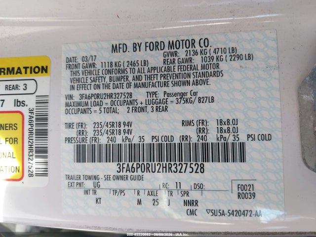 Ford Fusion Titanium