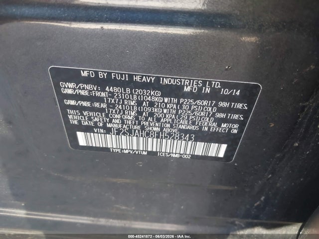 Subaru Forester 2.5i Limited