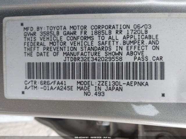 Toyota Corolla Le