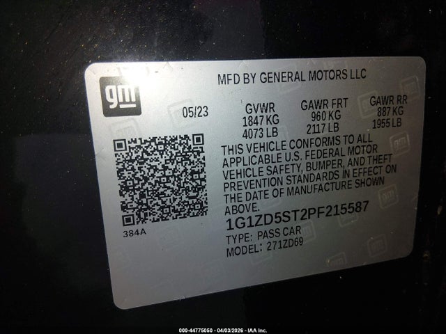 Chevrolet Malibu Fwd 1lt