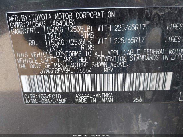 Toyota RAV4 Xle