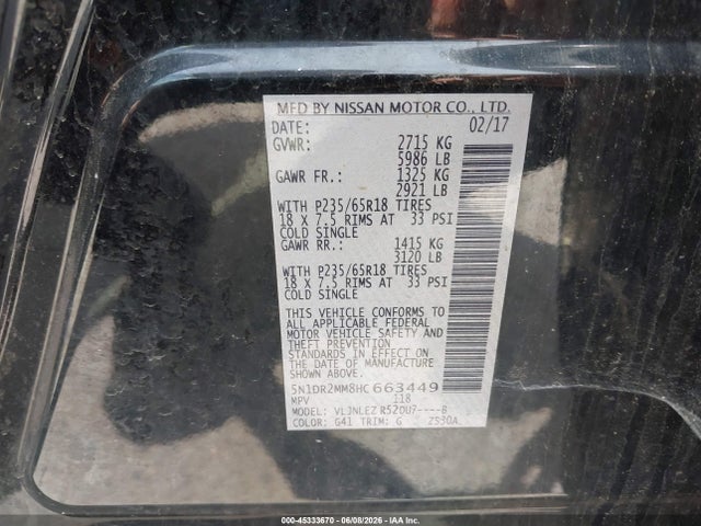 Nissan Pathfinder Sv