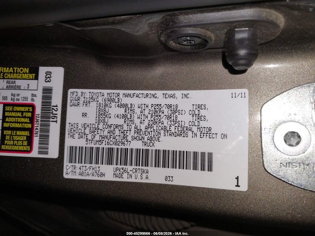 Toyota Tundra Grade 4.6l V8