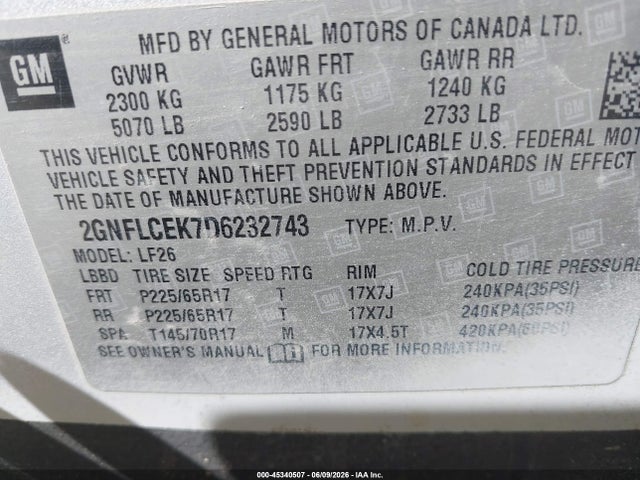 Chevrolet Equinox Ls