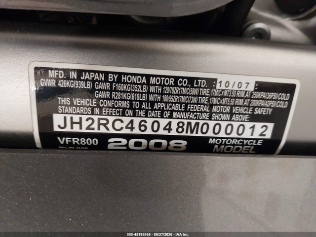 Honda Vfr800