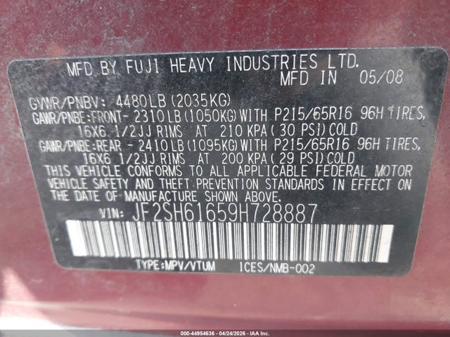 Subaru Forester 2.5x