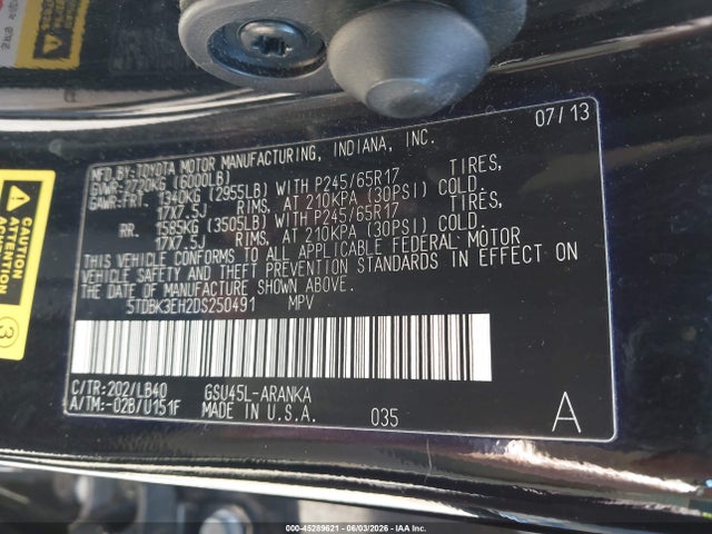 Toyota Highlander Se V6