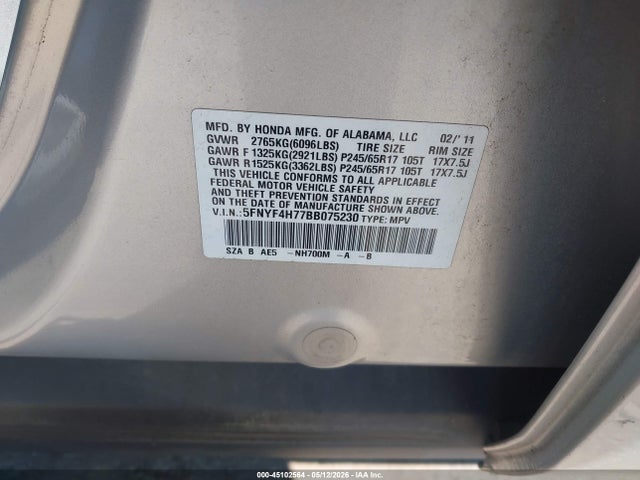 Honda Pilot Ex-l