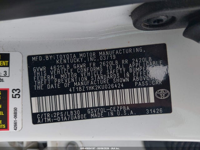 Toyota Camry Xse V6