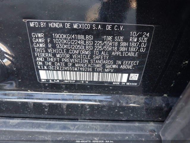Honda HR-V Awd Sport