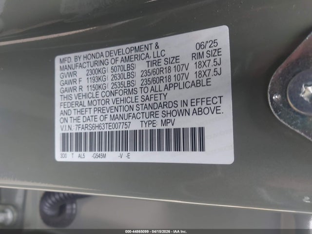 Honda CR-V Hybrid Awd Trailsport