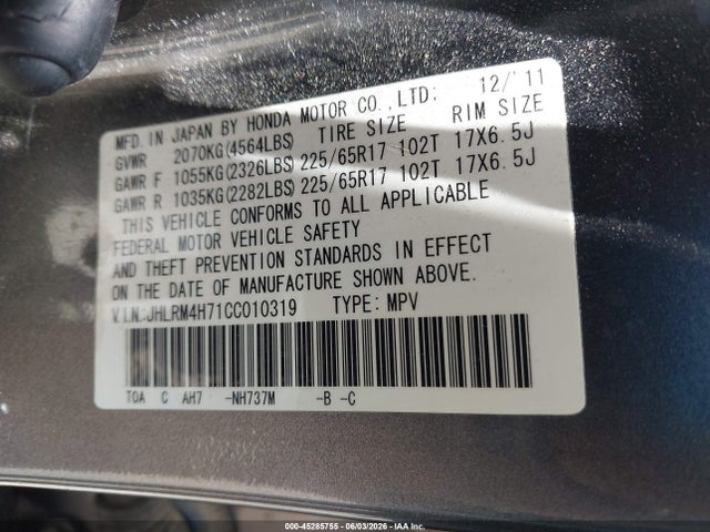 Honda CR-V Ex-l