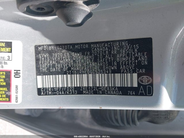 Toyota Corolla S Plus