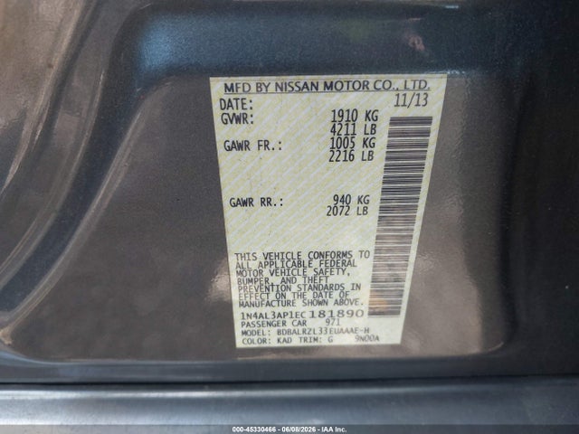 Nissan Altima 2.5 S