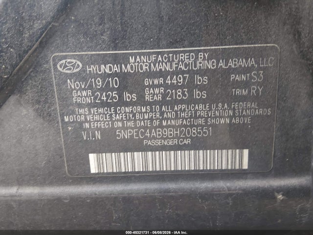 Hyundai SONATA Limited 2.0t