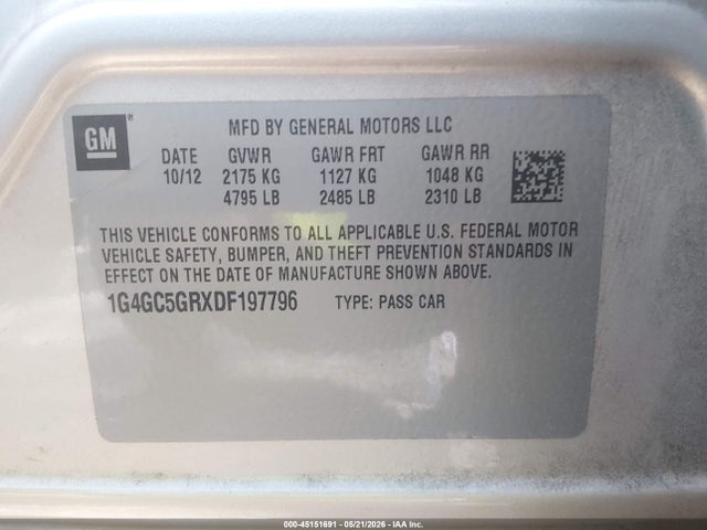 Buick LaCrosse Leather Group