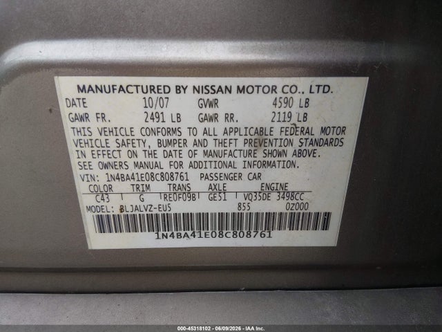 Nissan Maxima 3.5 Se