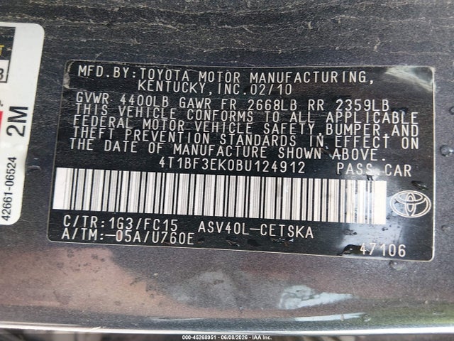Toyota Camry Se