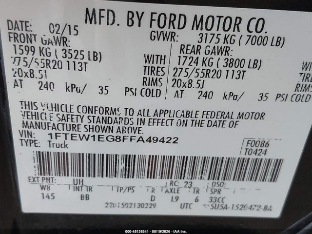 Ford F-150 Platinum