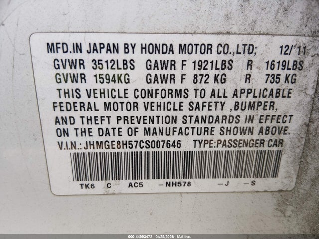 Honda Fit Sport