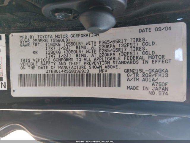 Toyota 4Runner Sr5 Sport V6
