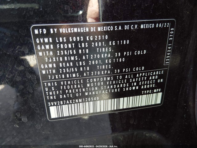 Volkswagen Tiguan 2.0t Se